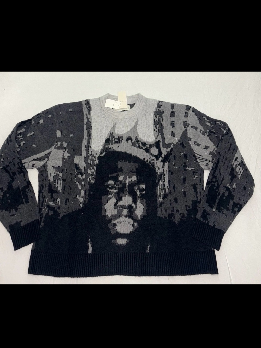 Abercrombie & Fitch Size L Limited Edition Oversized Biggie Smalls Sweater